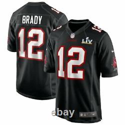 Tampa Bay Buccaneers Tom Brady #12 Nike Super Bowl LV Bound NFL Game Jersey