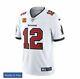 Tampa Bay Buccaneers Tom Brady #12 Nike White Captain Nfl Vapor Limited Small