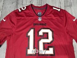 Tampa Bay Buccaneers Tom Brady #12 On Field NFL Football Jersey Sz Large NWT