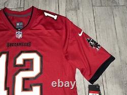 Tampa Bay Buccaneers Tom Brady #12 On Field NFL Football Jersey Sz Large NWT