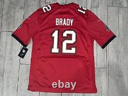 Tampa Bay Buccaneers Tom Brady #12 On Field NFL Football Jersey Sz Large NWT