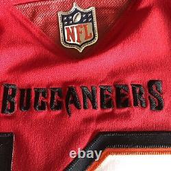 Tampa Bay Buccaneers Tom Brady #12Nike Red ELITE Jersey Stitched Size 48