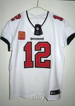 Tampa Bay Buccaneers Tom Brady Authentic Nike Vapor Elite Jersey Captain Patch