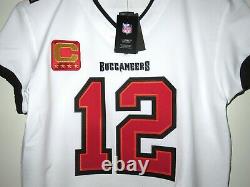 Tampa Bay Buccaneers Tom Brady Authentic Nike Vapor Elite Jersey Captain Patch