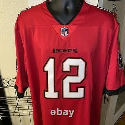 Tampa Bay Buccaneers Tom Brady Authentic Nike Vapor On Field Red Jersey XL NWT