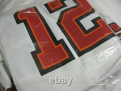 Tampa Bay Buccaneers Tom Brady Men Super Bowl LV Game Fashion White Jersey Small