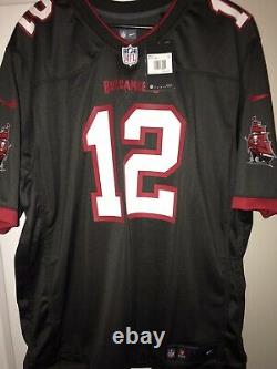 Tampa Bay Buccaneers Tom Brady Nike Game Jersey XXL Pewter Gray NWT