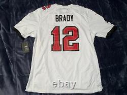 Tampa Bay Buccaneers Tom Brady Super Bowl LV 55 Patch Jersey Nike White/Black 3X