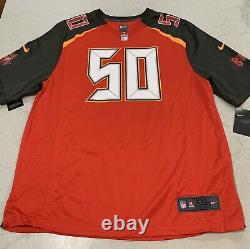 Tampa Bay Buccaneers Vita Vea #50 Nike Men's Red Official NFL Jersey Size 2XL