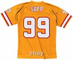 Tampa Bay Buccaneers Warren Sapp #99 Mitchell Ness Orange 1995 Throwback Jersey