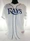 Tampa Bay Devil Rays Authentic Majestic Home Jersey With 2008 World Series Patch