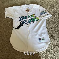 Tampa Bay Devil Rays Authentic Russell Diamond Collection Jersey Sz 44 NWT 1998