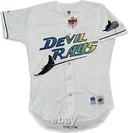 Tampa Bay Devil Rays Authentic Russell Diamond Collection Jersey Sz 44 NWT 2000s