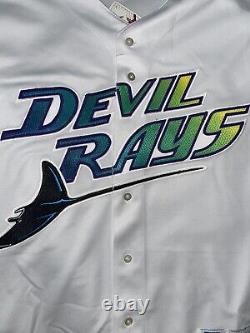 Tampa Bay Devil Rays Authentic Russell Diamond Collection Jersey Sz 44 NWT 2000s