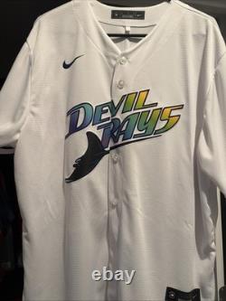 Tampa Bay Devil Rays Josh Lowe Jersey Size XL