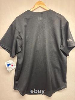 Tampa Bay Devil Rays Majestic MLB Jersey Mens Black Short Sleeve NWT Vintage New