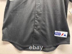 Tampa Bay Devil Rays Majestic MLB Jersey Mens Black Short Sleeve NWT Vintage New