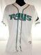 Tampa Bay Devil Rays Vintage Authentic Russell Home Jersey With 100 Seasons Patch