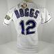 Tampa Bay Devil Rays Wade Boggs #12 Authentic White Jersey Russell Nwt 40 5