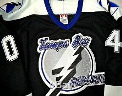 Tampa Bay Lightning 2004 Stanley Cup Champs Commemorative NHL Stats CCM Jersey