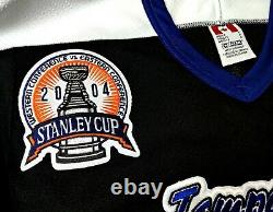 Tampa Bay Lightning 2004 Stanley Cup Patch Commemorative NHL Stats CCM Jersey