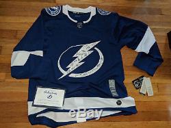 Tampa Bay Lightning 2017-18 Team Signed Rbk Jersey Coa