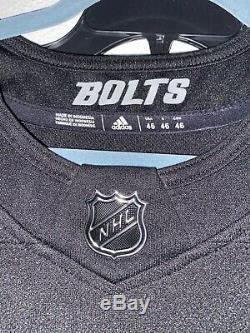 Tampa Bay Lightning 2019-20 Alternate Adidas Anthony Cirelli Jersey Size 46