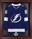 Tampa Bay Lightning 2020 Stanley Cup Champs Mahogany Frmd Jersey Display Case