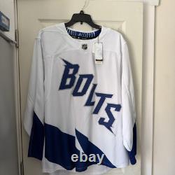 Tampa Bay Lightning 2022 NHL Stadium Series Adidas BOLTS Hockey Jersey NEW 46