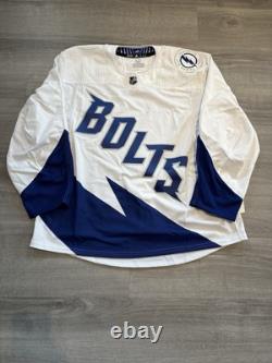 Tampa Bay Lightning 2022 Stadium Series Team Issued Made in Canada Jersey Sz 56