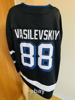 Tampa Bay Lightning #88 Andrei Vasilevskiy Fanatics Black Jersey Mens 3 XL NWT