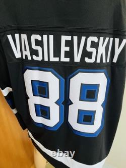 Tampa Bay Lightning #88 Andrei Vasilevskiy Fanatics Black Jersey Mens 3 XL NWT