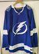 Tampa Bay Lightning Adidas Authentic Nhl Jersey Blue Size 60 Brand New Size 3xl