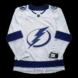 Tampa Bay Lightning AWAY Authentic adidas NHL Jersey Size 46 / BNWT RARE WHITE