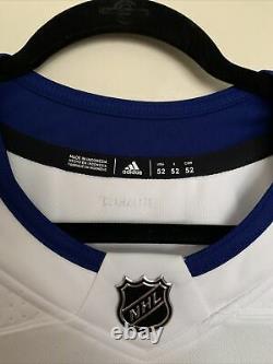 Tampa Bay Lightning Adidas Hockey Jersey Size 52 White Away 2020 Stanley Cup