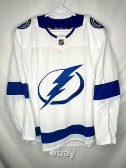 Tampa Bay Lightning Adidas MIC On Ice Away Jersey (54) NWT