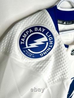 Tampa Bay Lightning Adidas MIC On Ice Away Jersey (54) NWT