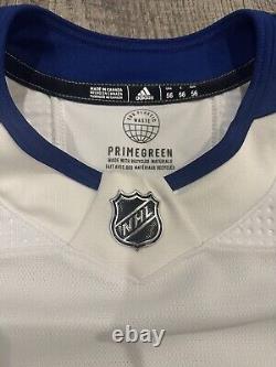 Tampa Bay Lightning Adidas MiC Primegreen Away Jersey Size 56 With 2021 SC Patch