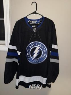 Tampa Bay Lightning Alternate Jersey Fanatics Premium Sz 52