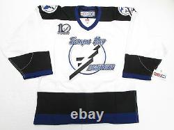 Tampa Bay Lightning Authentic 10 Year Anniversary Vintage CCM 6100 Jersey Sz 48