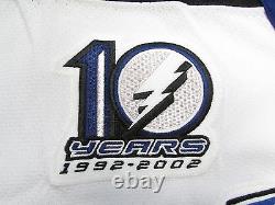 Tampa Bay Lightning Authentic 10 Year Anniversary Vintage CCM 6100 Jersey Sz 48