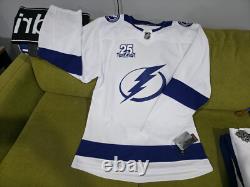 Tampa Bay Lightning Authentic Adidas 25th Anniversary Jersey (Size 46)