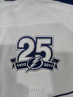 Tampa Bay Lightning Authentic Adidas 25th Anniversary Jersey (Size 46)