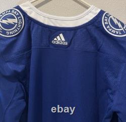 Tampa Bay Lightning Authentic Adidas Licensed NHL Jersey Men's 50 New w Tags