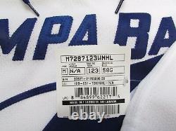 Tampa Bay Lightning Authentic Away Reebok Edge 2.0 7287 Jersey Goalie Cut 58