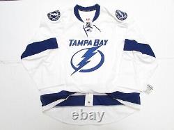 Tampa Bay Lightning Authentic Away Reebok Edge 2.0 7287 Jersey Size 58