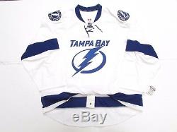 Tampa Bay Lightning Authentic Away Team Issued Reebok Edge 2.0 7287 Jersey 58+