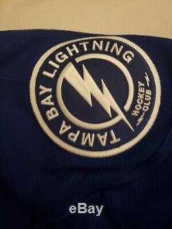 Tampa Bay Lightning Authentic Reebok Jersey Blank Brand New with Tags Size 46