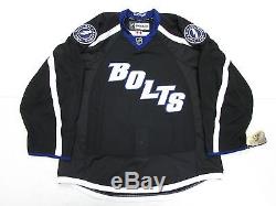Tampa Bay Lightning Authentic Third Black Reebok Edge 2.0 7287 Hockey Jersey