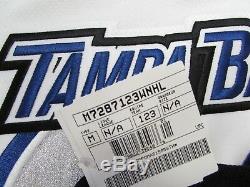 Tampa Bay Lightning Away Authentic Reebok Edge 2.0 7287 Hockey Jersey Size 58+